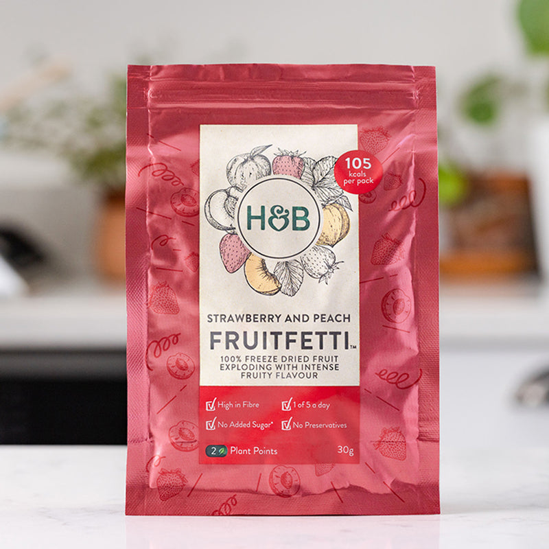 Holland Barrett Fruitfetti Strawberry Peach 30g