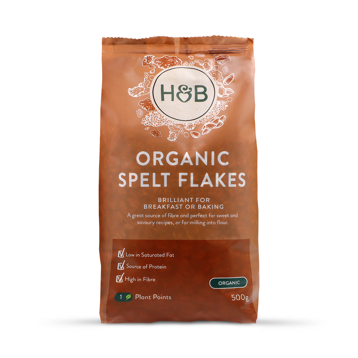 Holland Barrett Spelt Flakes 500g