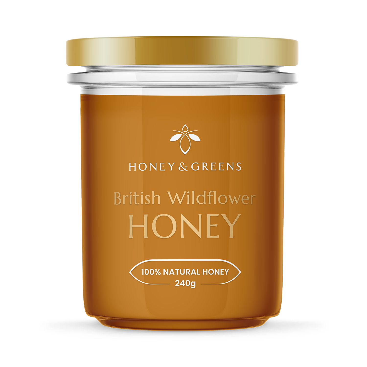 Honey Greens British Wildflower Honey 240g