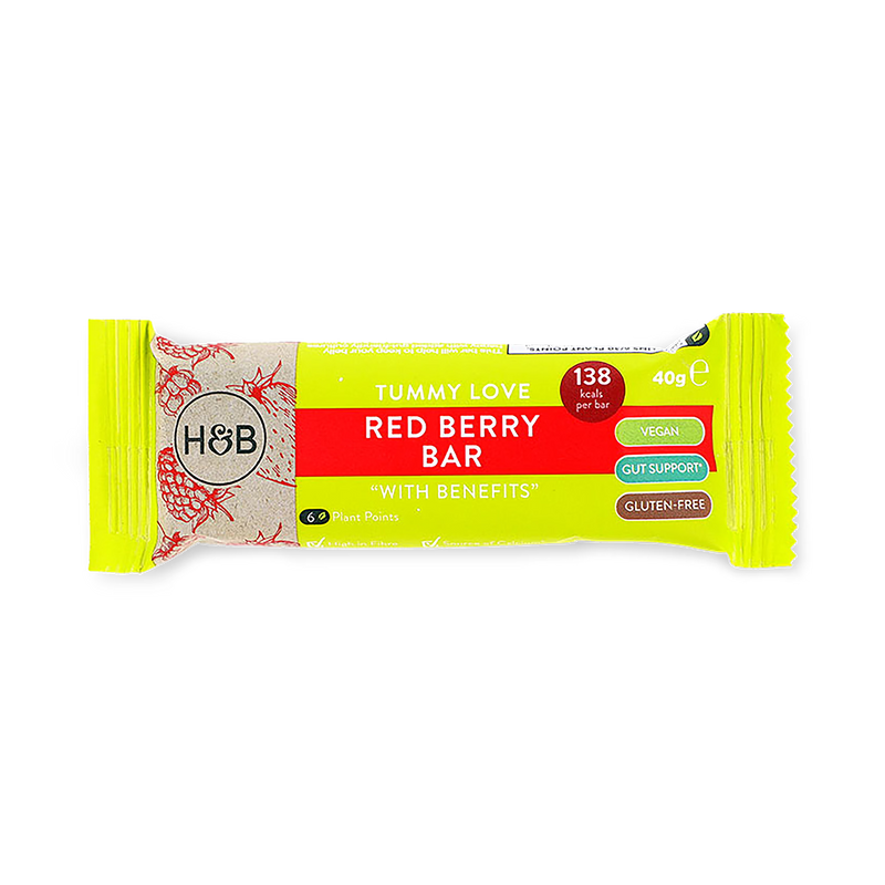 Holland Barrett Tummy Love Red Berry Bar with Benefits 40g