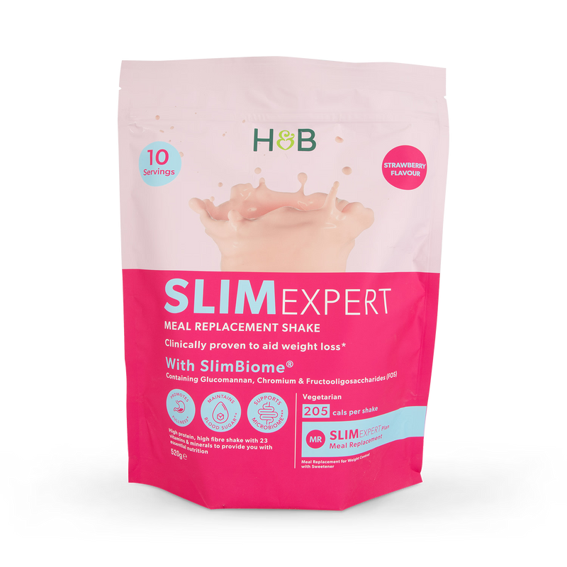 Holland Barrett SlimExpert Meal Replacement Shake Strawberry Flavour 520g