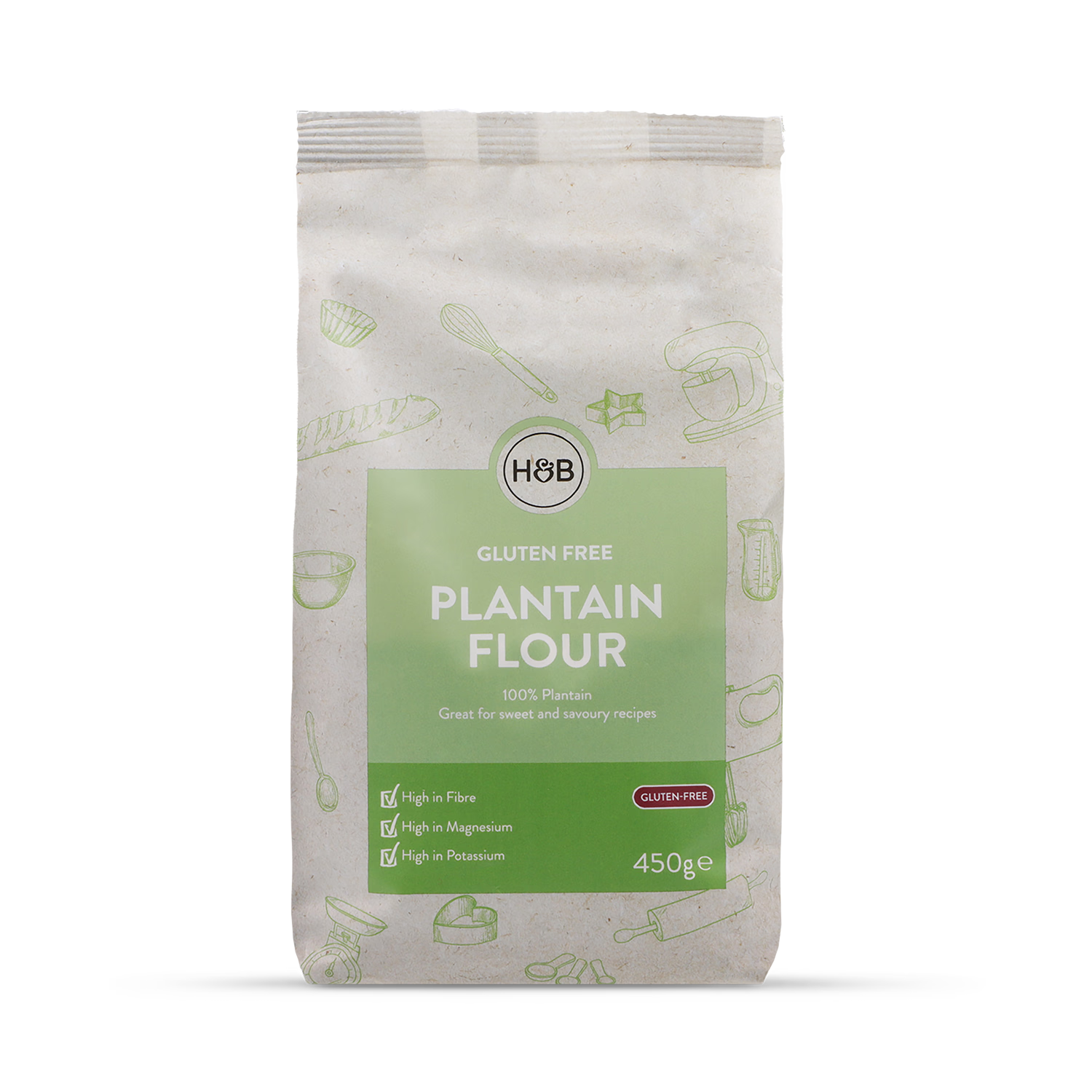 Holland Barrett Plantain Flour 450g