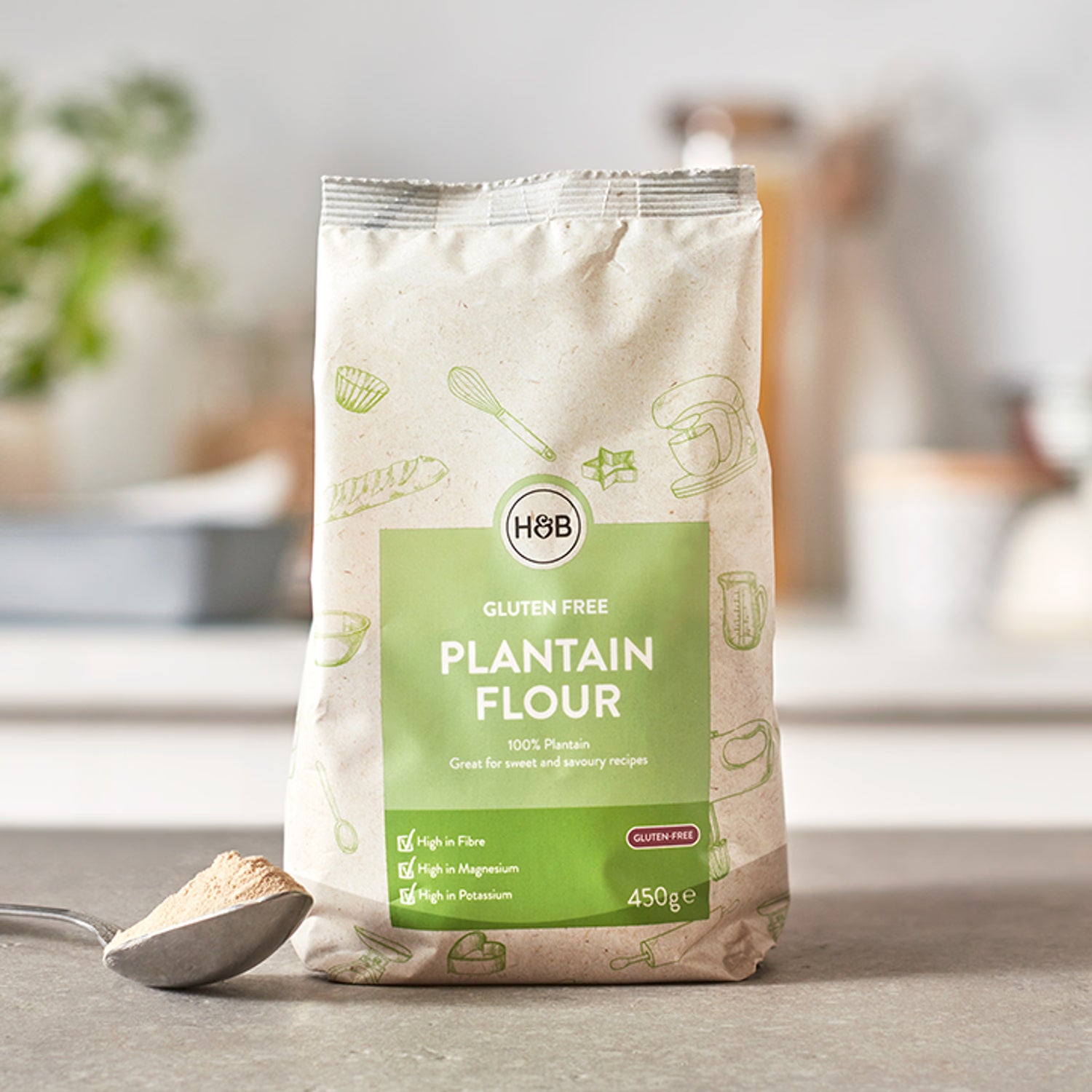 Holland Barrett Plantain Flour 450g