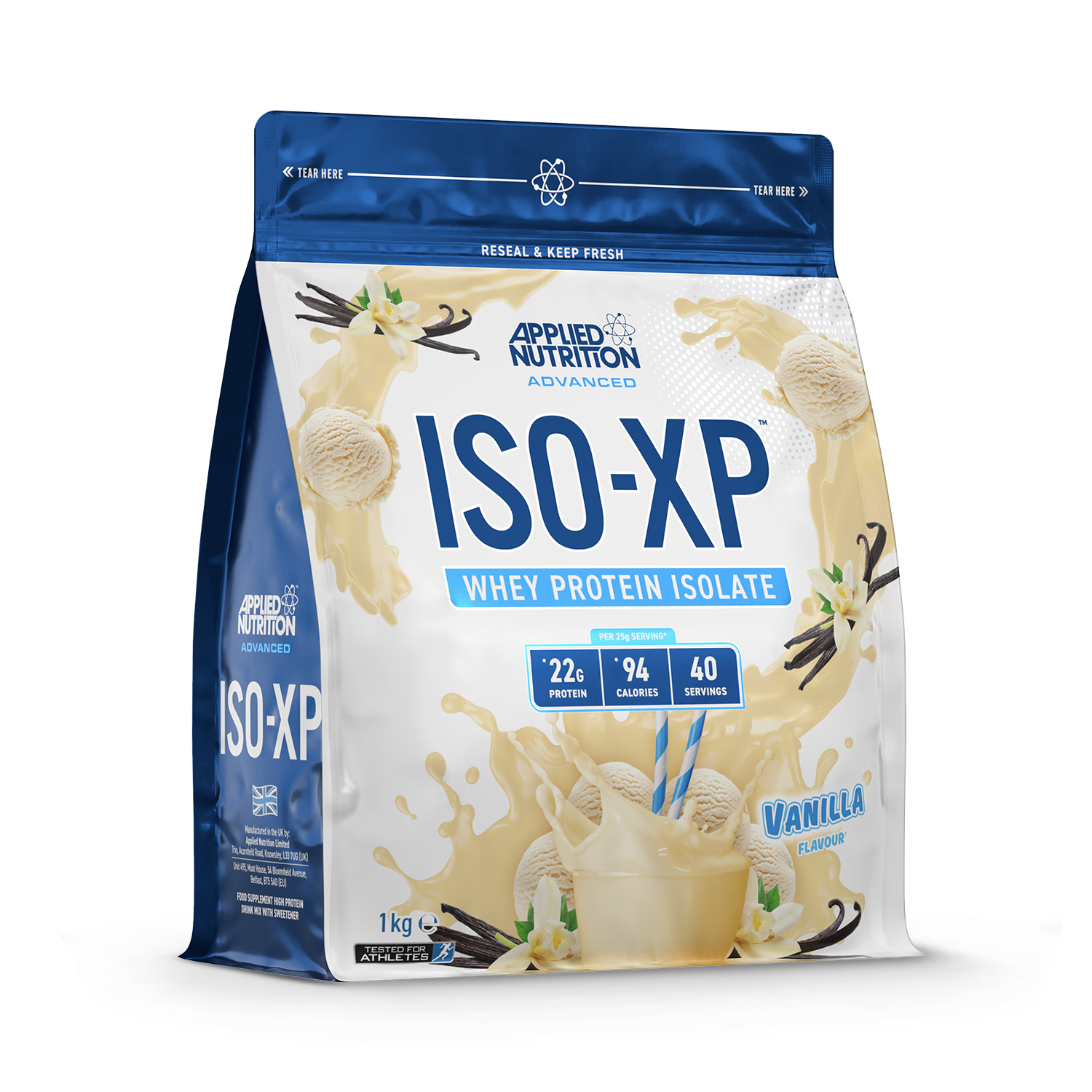 ISO XP Whey Protein Isolate Powder Vanilla 1kg