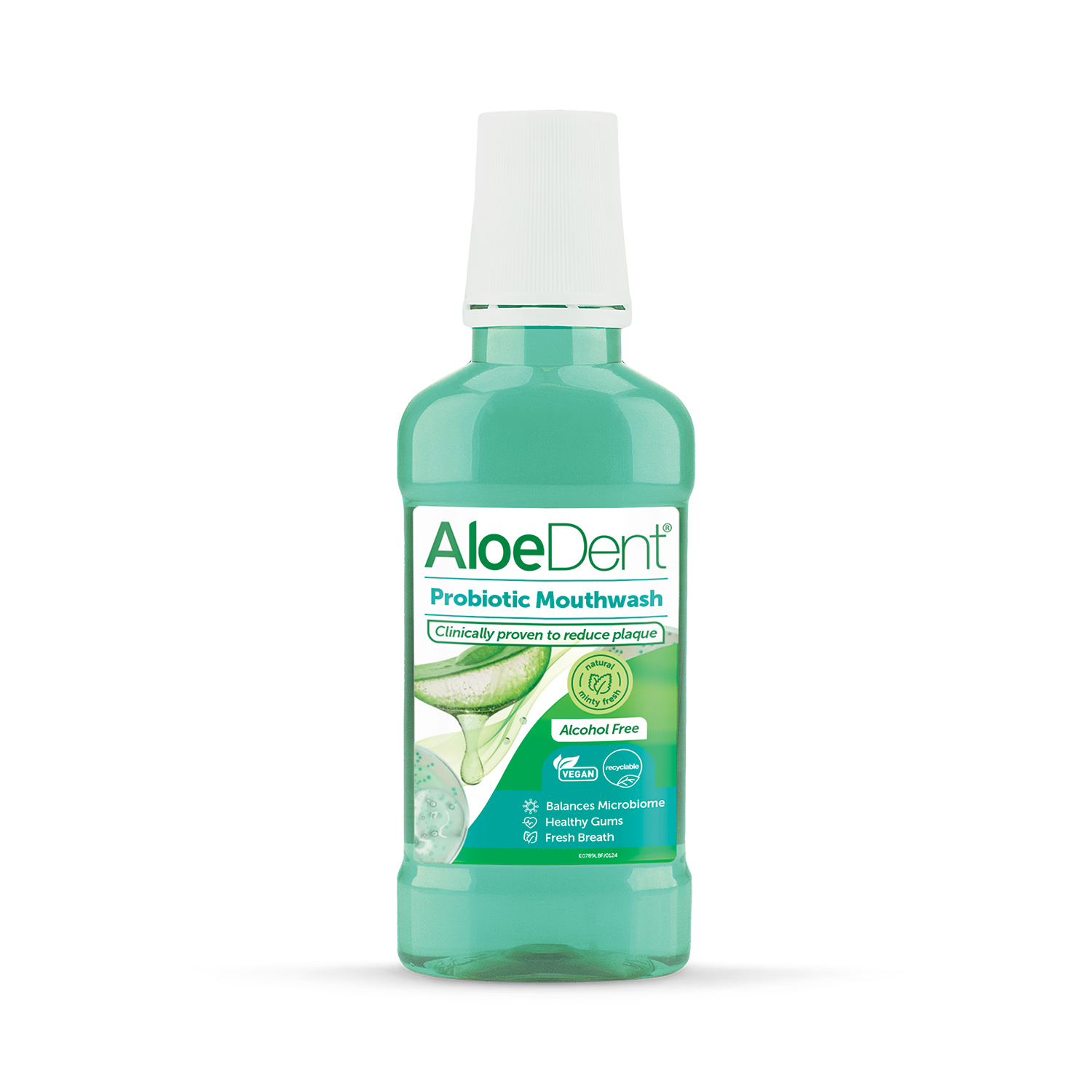 Aloe Dent Probiotic Mouthwash Fluoride Free 250ml