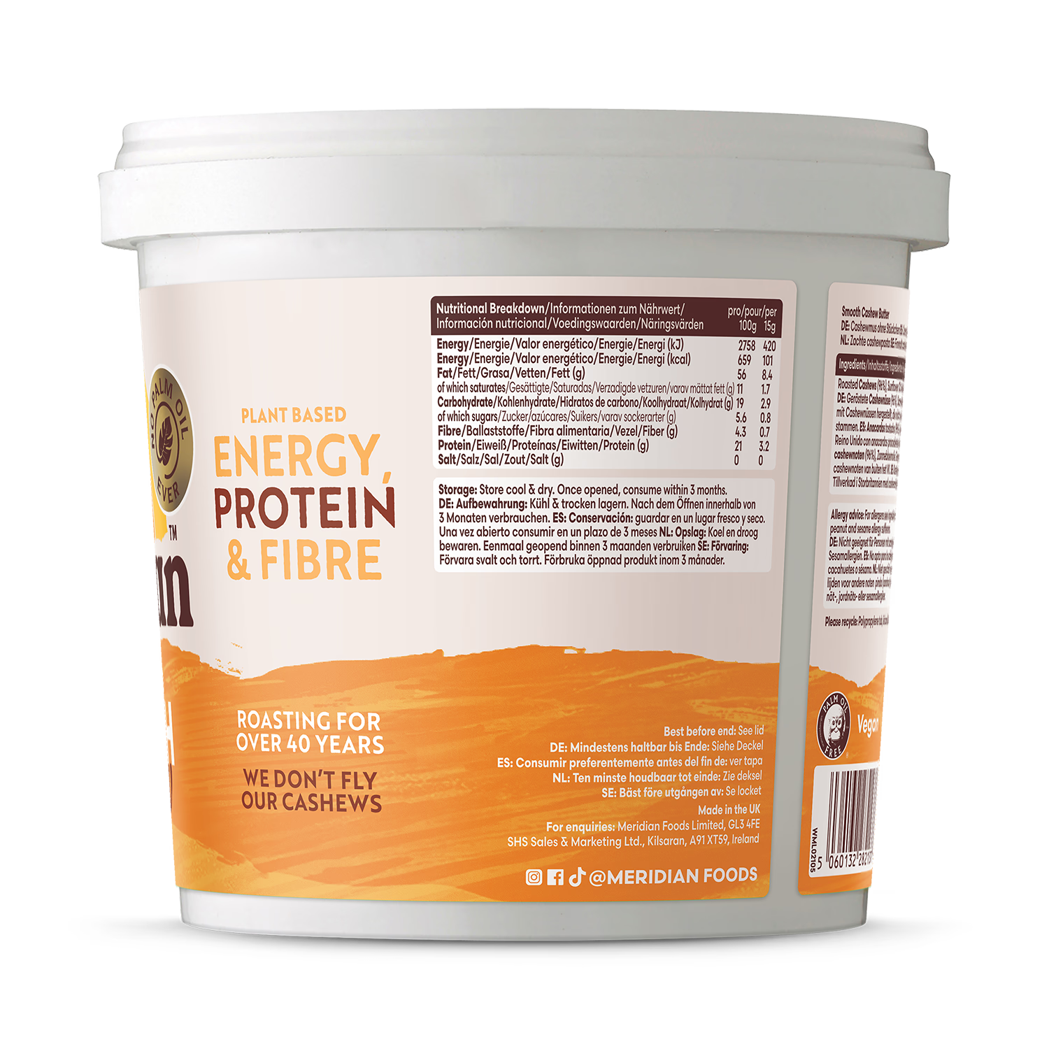 Meridian Smooth Cashew Butter 1kg