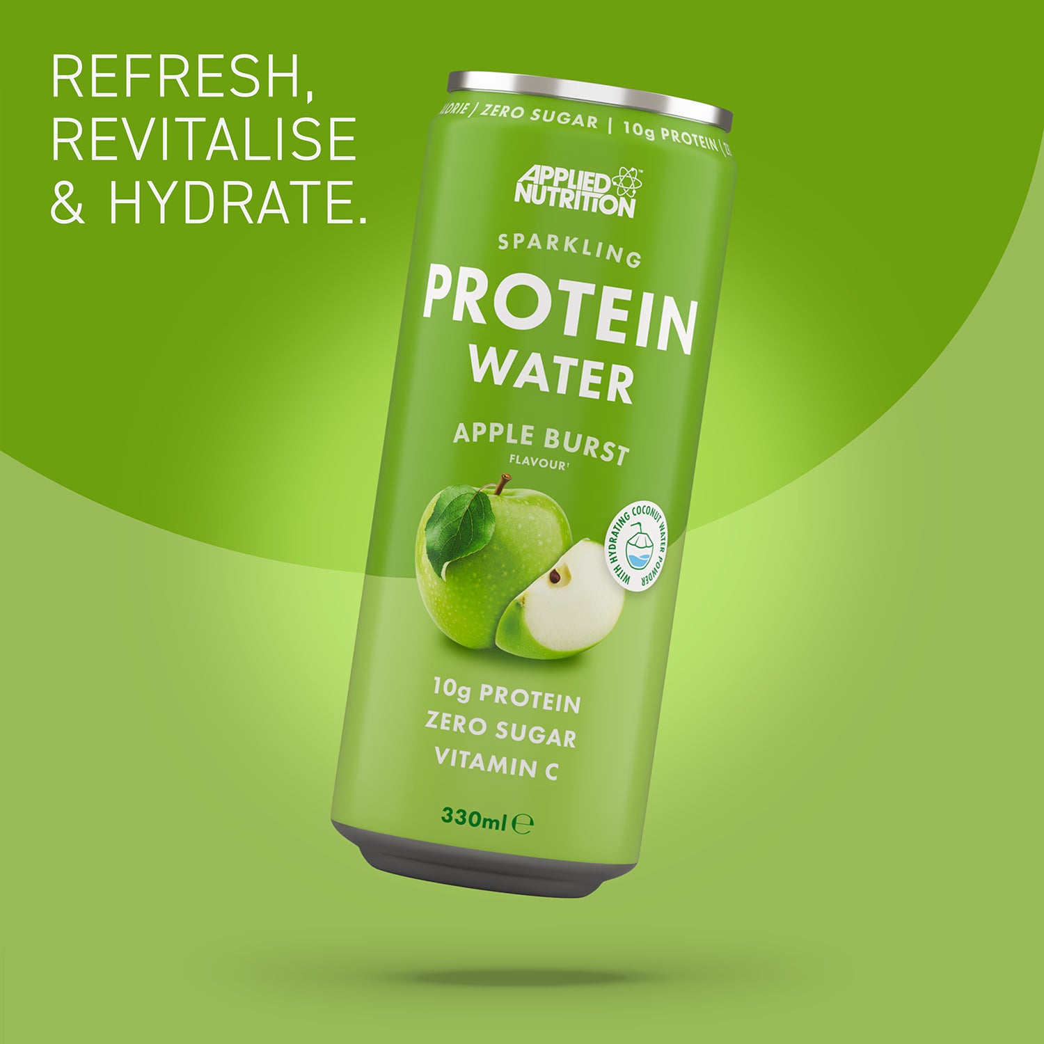 Applied Nutrition Sparkling Protein Water Apple 330ml