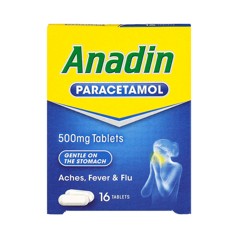 Anadin Paracetamol 16 Tablets