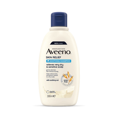 Holland & Barrett Aveeno Skin Relief Soothing Shampoo 300ml- Buy online at McGrocer