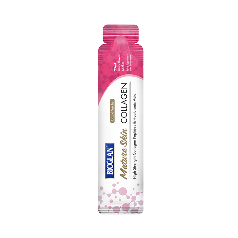 Bioglan Collagen Mature Skin Berry Flavour Sachets 10 x 25ml