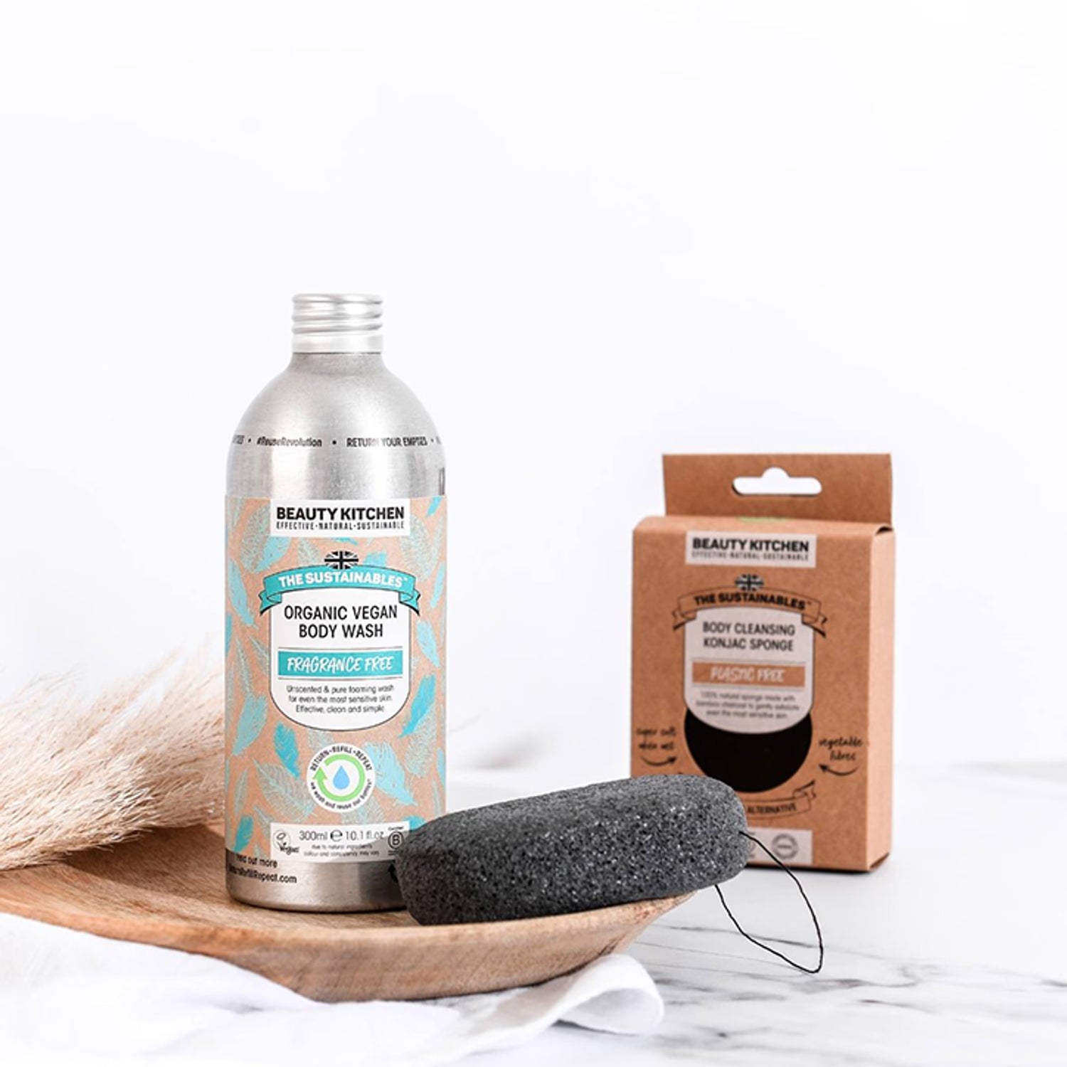 Beauty Kitchen Fragrance Free Organic Body Wash 300ml