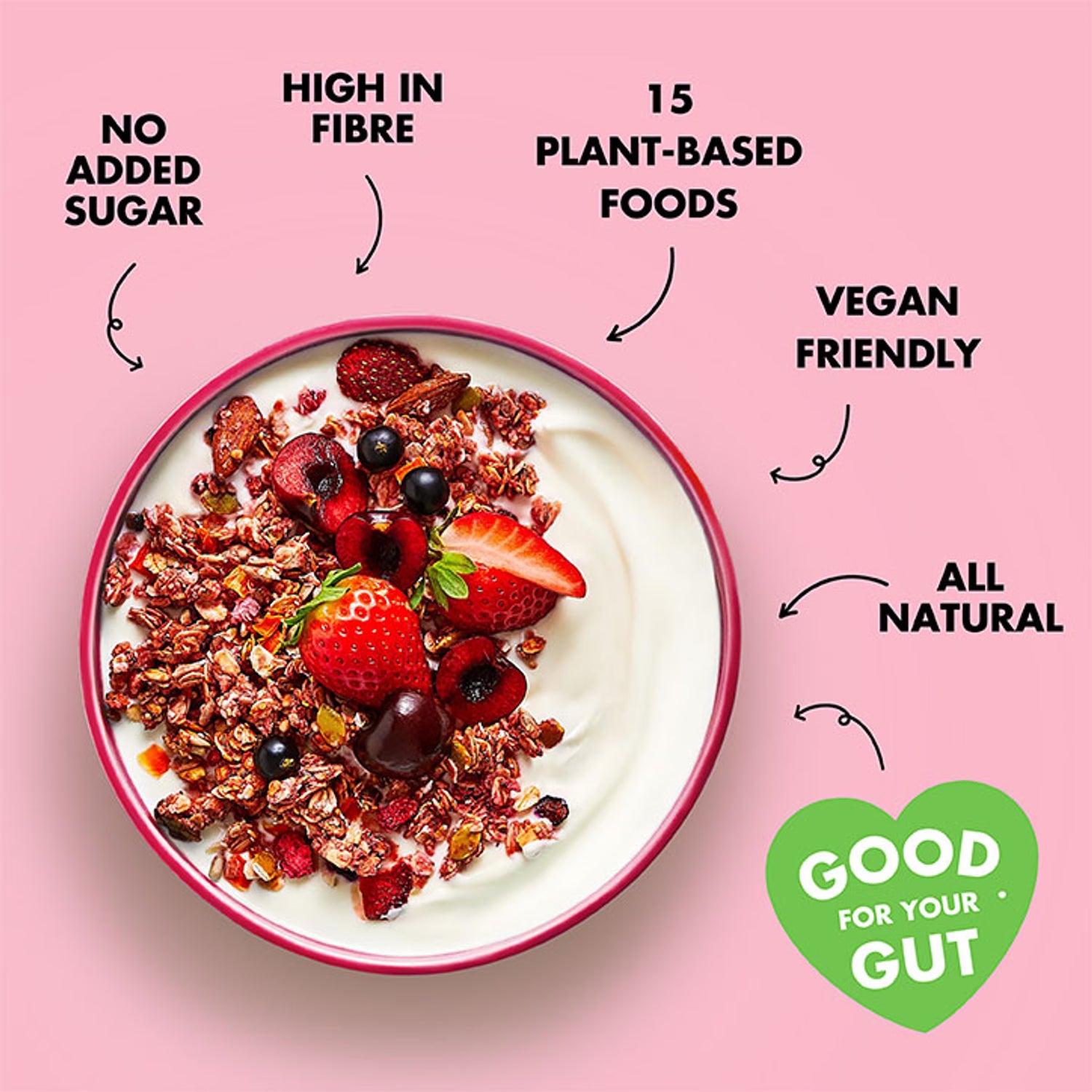 Bio Me Super Berry Gut-Loving Granola 360g