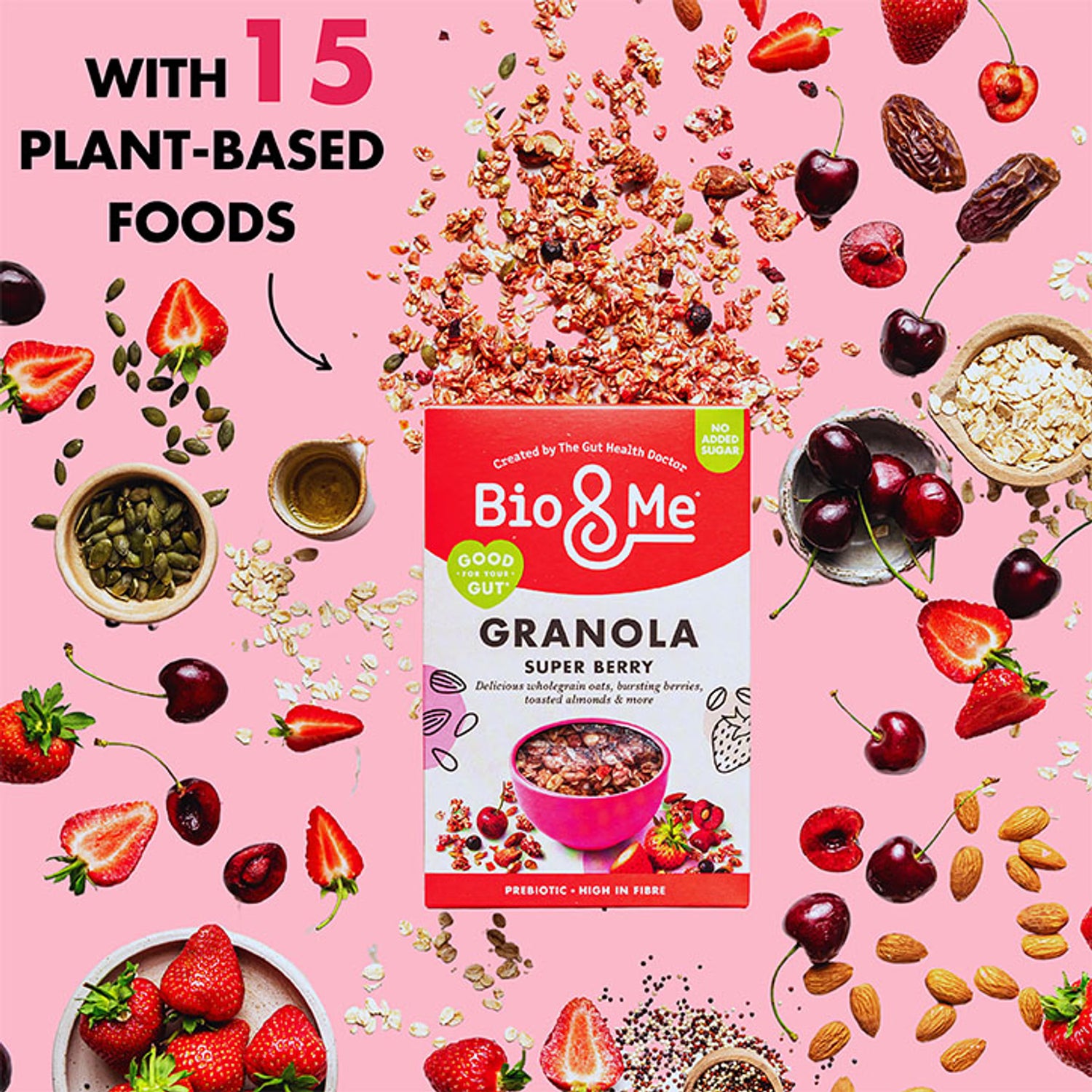 Bio Me Super Berry Gut-Loving Granola 360g