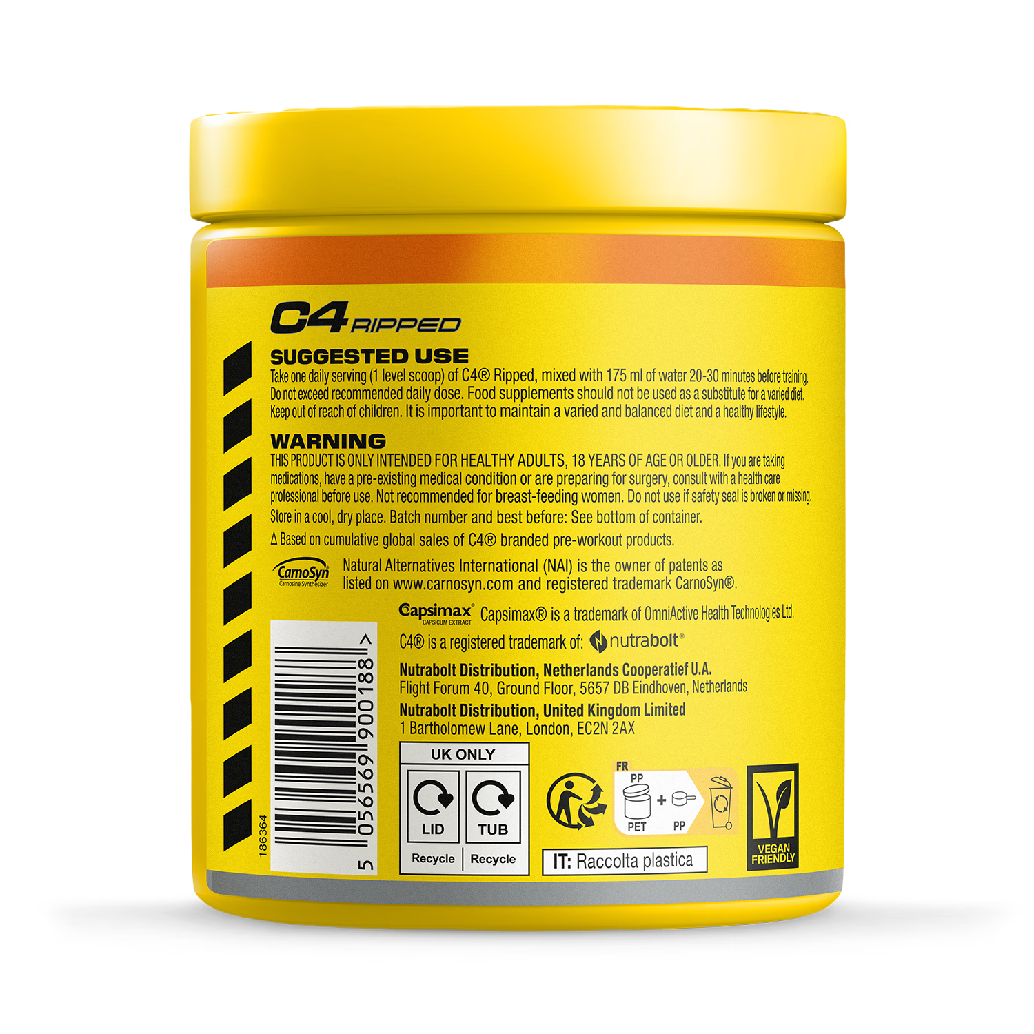 Cellucor C4 Ripped Pre-Workout Tropical Punch 165g