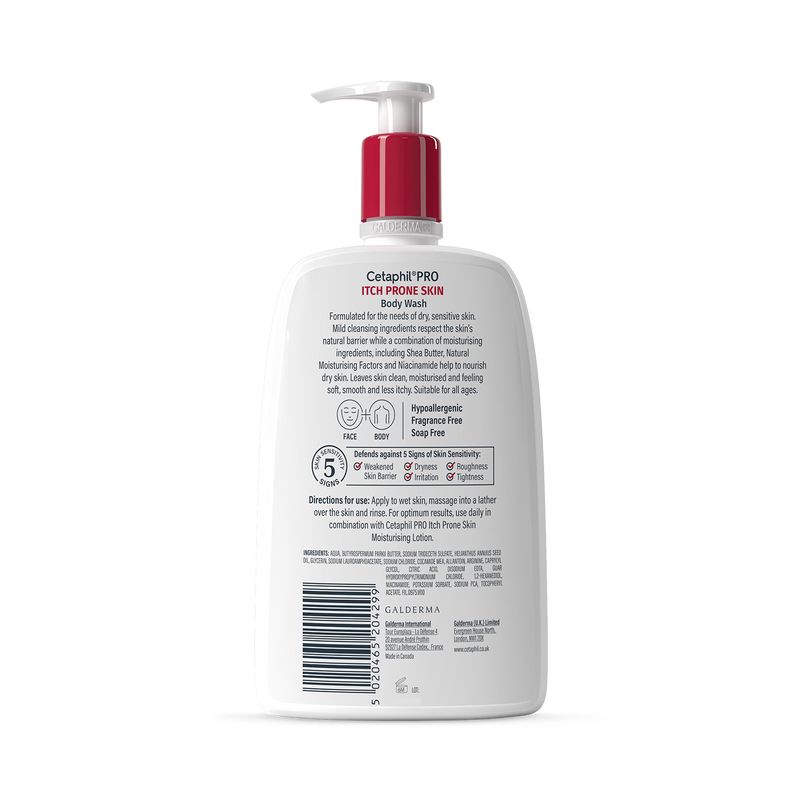 Cetaphil Pro Itch Prone Skin Body Wash 295ml