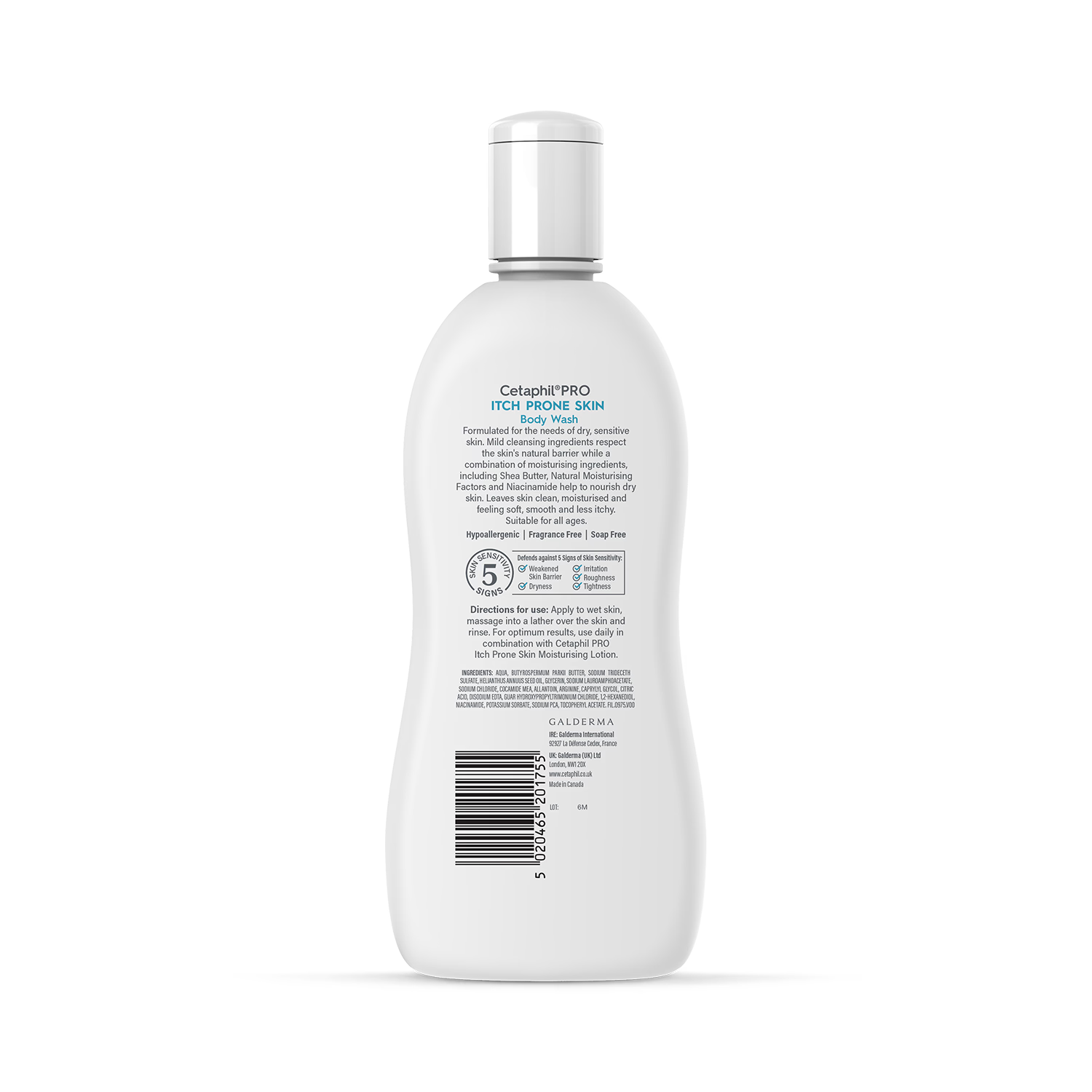 Cetaphil Pro Itch Prone Skin Body Wash 295ml