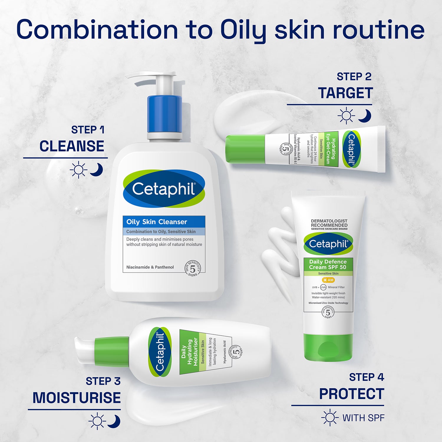 Cetaphil Oily Skin Cleanser Face Wash 473ml