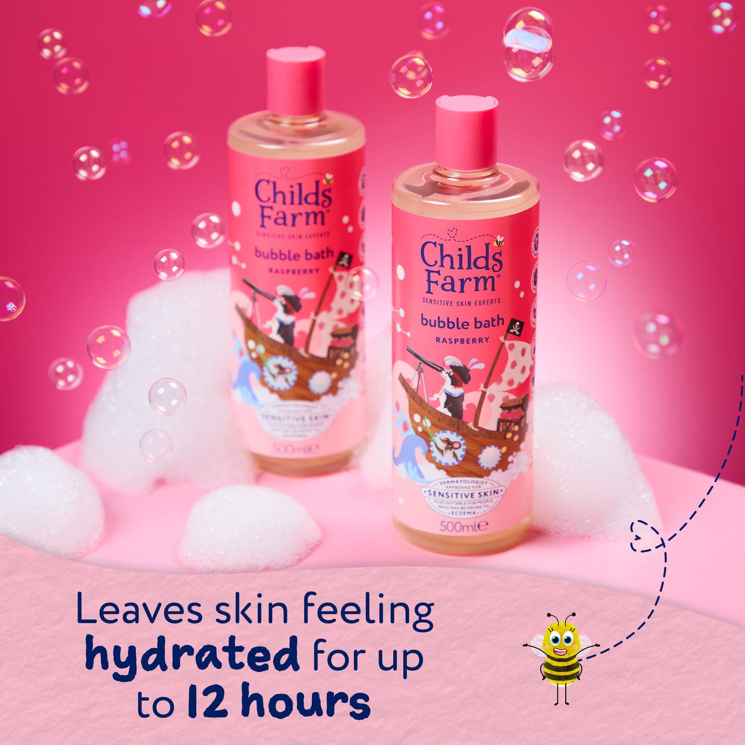 Childs Farm Bubble Bath Raspberry 500ml