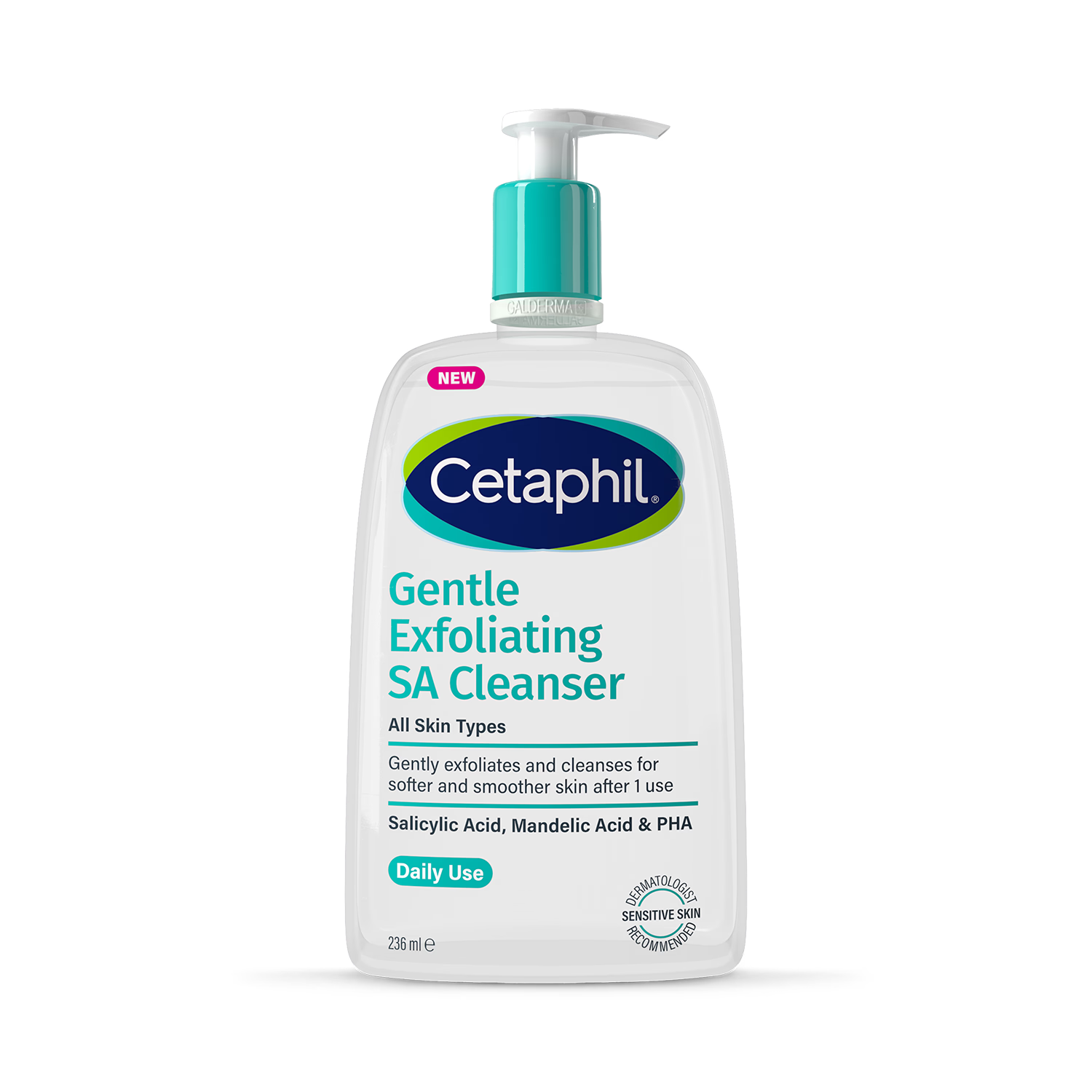 Cetaphil Gentle Exfoliating Salicylic Acid Cleanser For Face Body 236ml