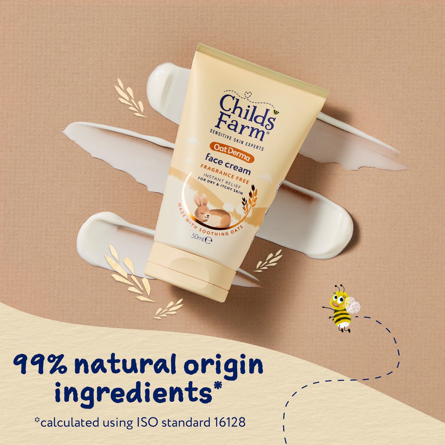 Childs Farm Oatderma Face Cream Fragrance-Free 50ml