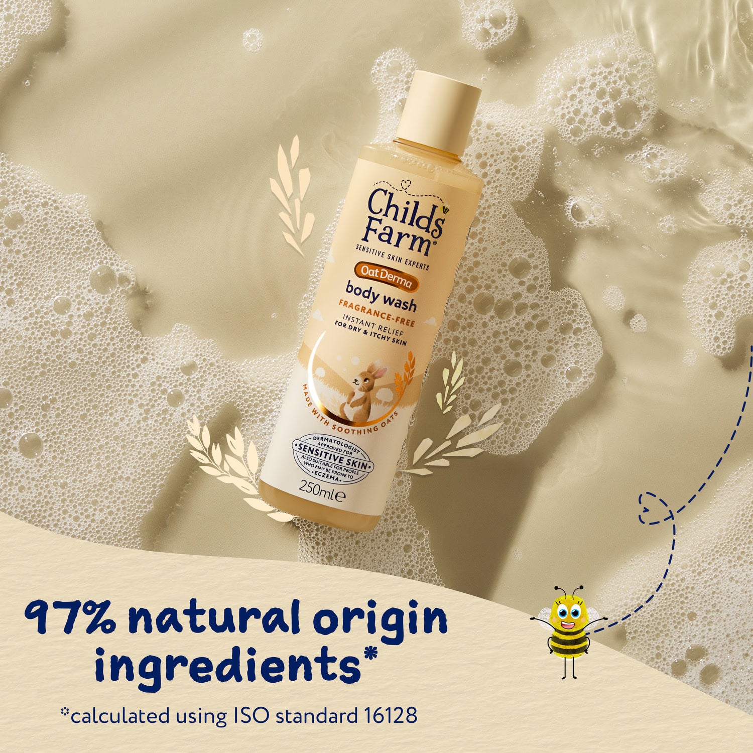 Childs Farm Oatderma Body Wash Fragrance-Free 250ml