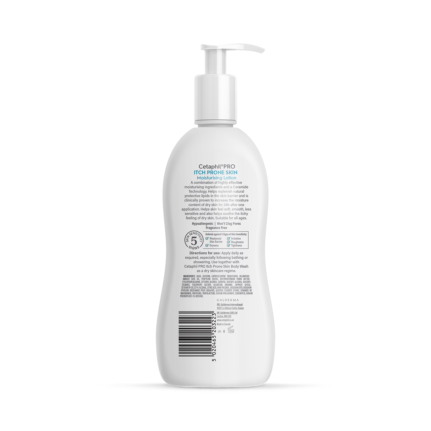 Cetaphil Pro Itch Prone Skin Moisturising Body Lotion 295ml