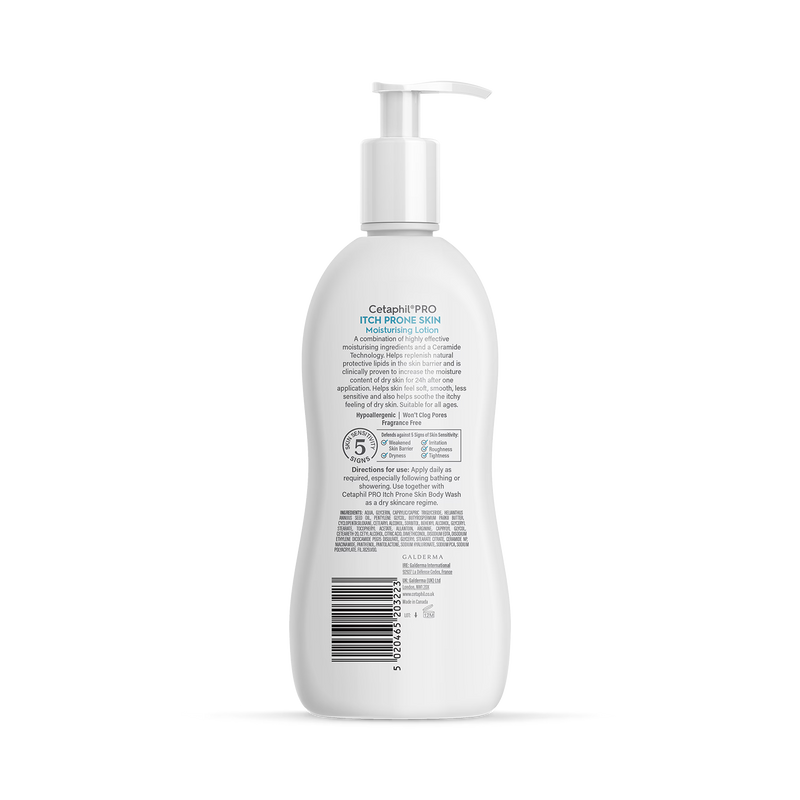 Cetaphil Pro Itch Prone Skin Moisturising Body Lotion 295ml