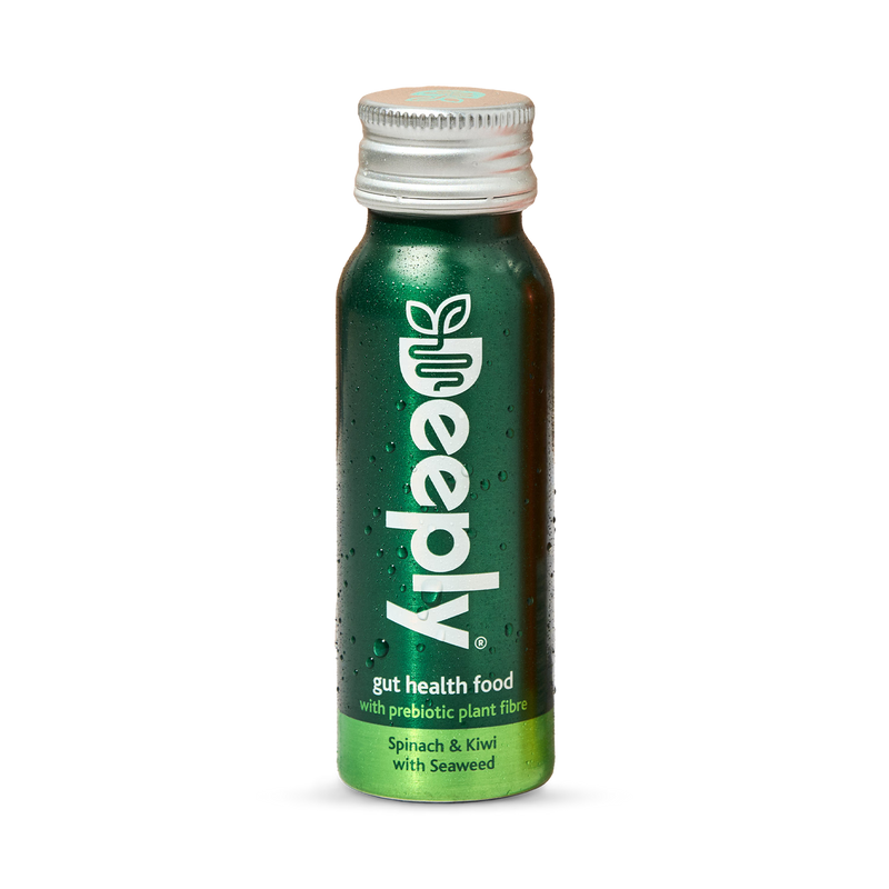 Deeply Gut Health Food With Prebiotic Plant Fibre Spinach Kiwi With Seaweed 65ml