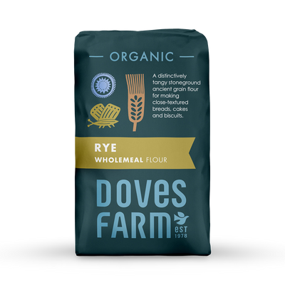 Holland & Barrett Doves Farm Organic Wholemeal Rye Flour 1kg- Buy online at McGrocer