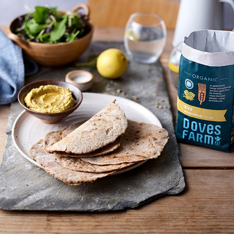 Doves Farm Organic Wholemeal Rye Flour 1kg