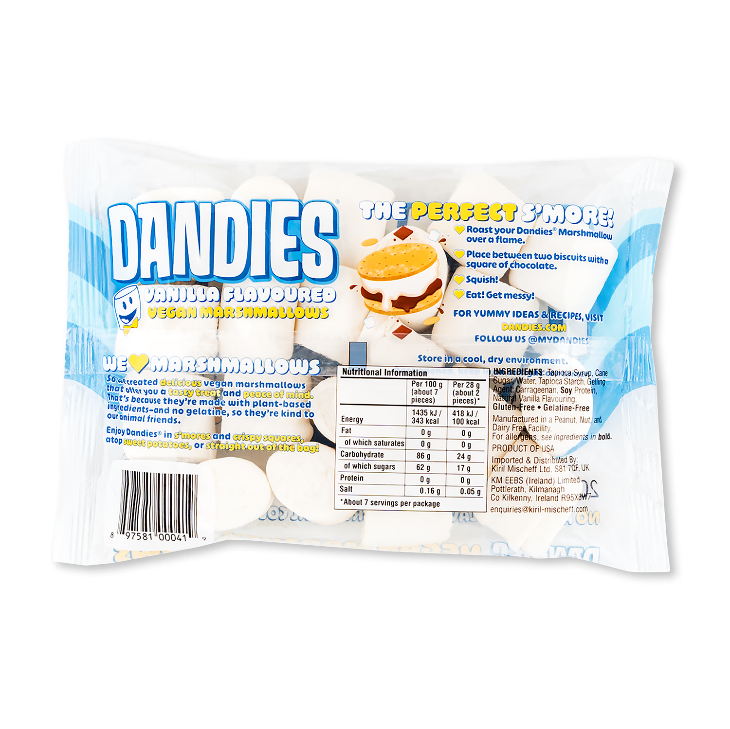 Dandies Vegan Vanilla Marshmallows 200g
