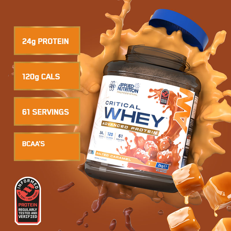 Critical Whey Protein Powder Salted Caramel 2kg