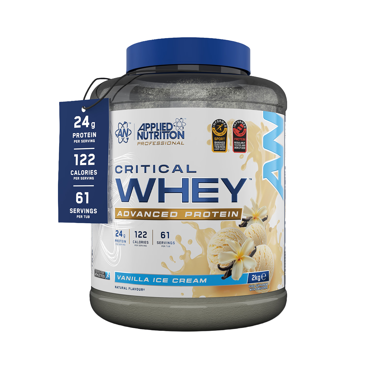 Critical Whey Protein Powder Vanilla Ice Cream 2kg