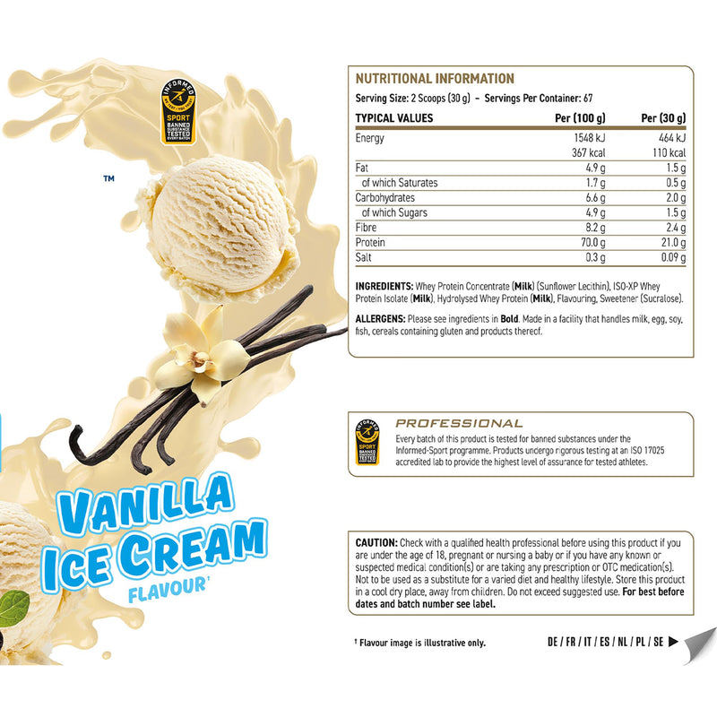 Critical Whey Protein Powder Vanilla Ice Cream 2kg