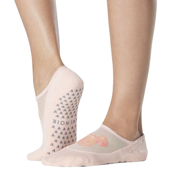 Women's Gripped Liner Socks with Arch Support and Fitted Heel (Size Small)