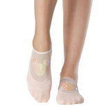 Women's Gripped Liner Socks with Arch Support and Fitted Heel (Size Small)