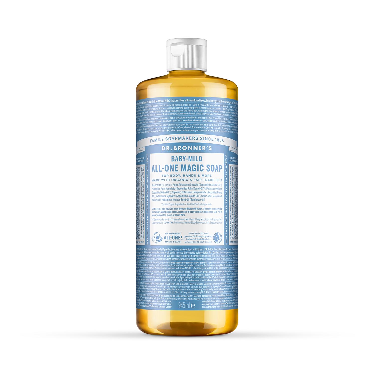 Dr Bronner Baby Mild All-One Magic Soap 945ml
