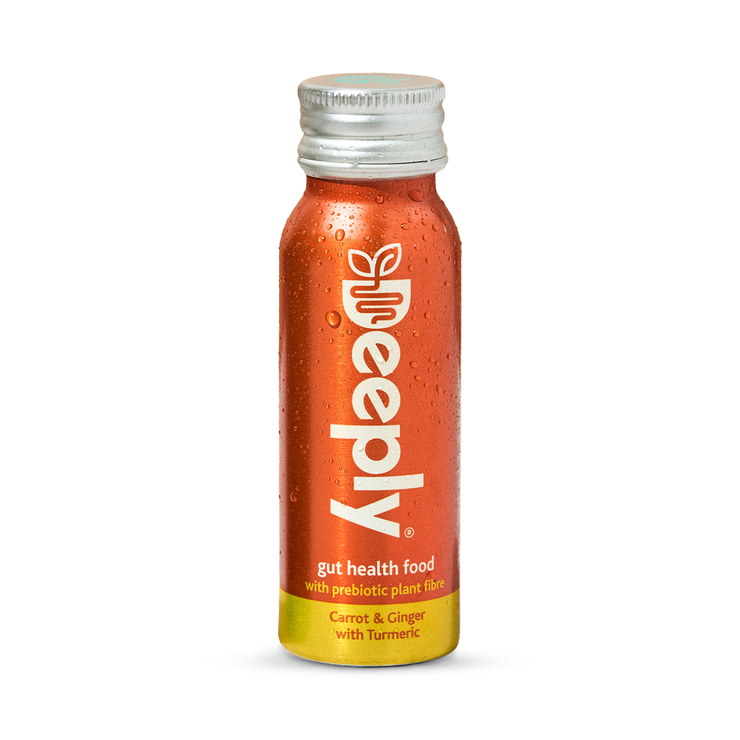 Deeply Gut Health Food With Prebiotic Plant Fibre Carrot Ginger With Turmeric 65ml