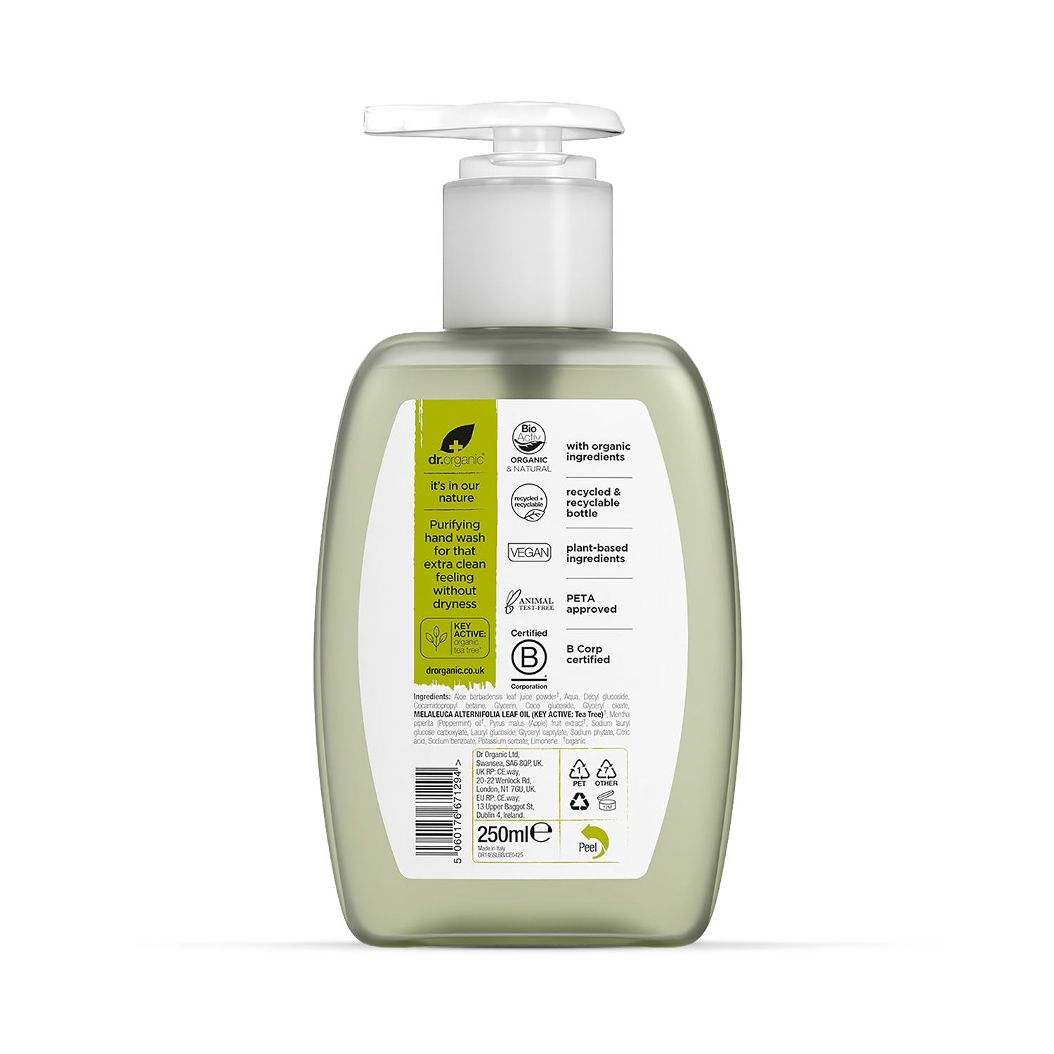 Dr Organic Tea Tree Hand Wash 250ml