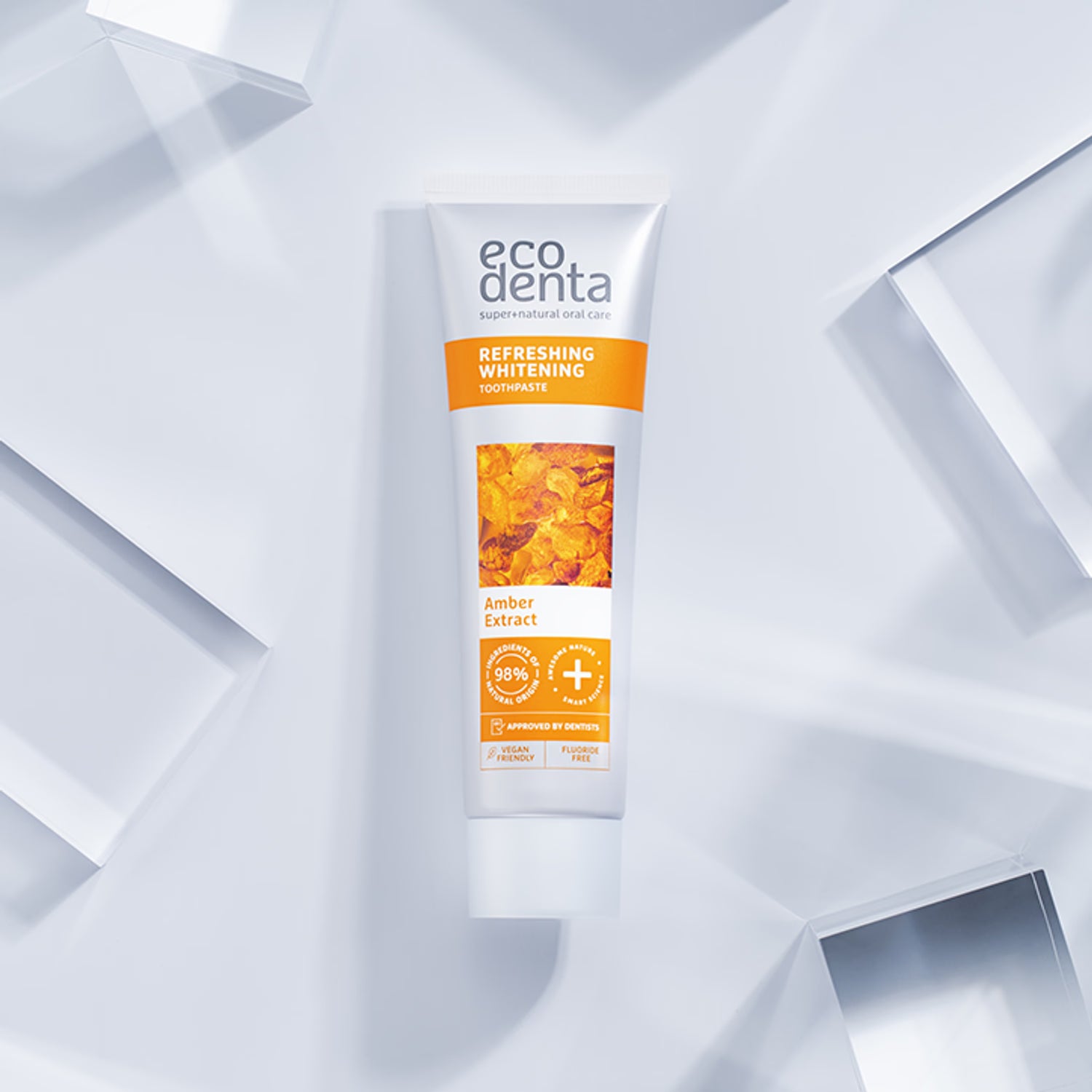 Ecodenta Refreshing Whitening Toothpaste With Amber Extract 100ml