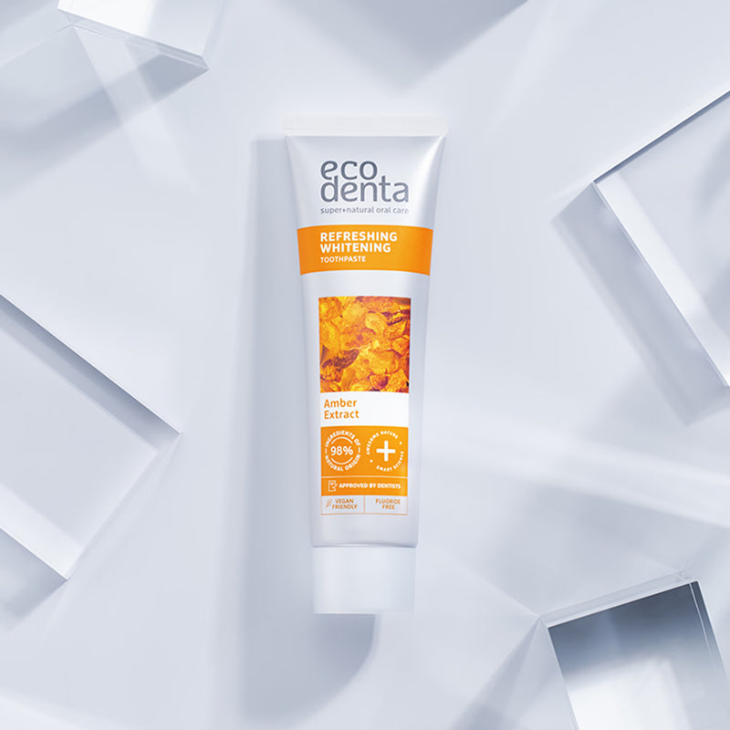Ecodenta Refreshing Whitening Toothpaste With Amber Extract 100ml