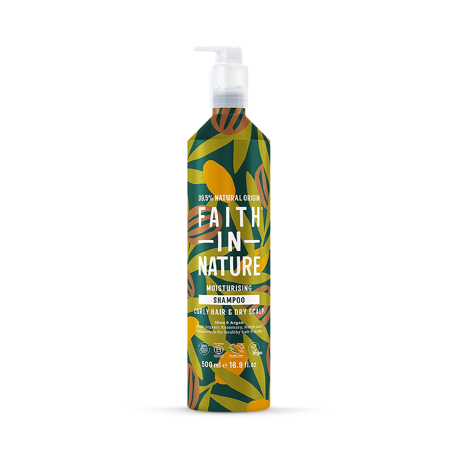 Faith in Nature Shea Argan Shampoo - 500ml Aluminium