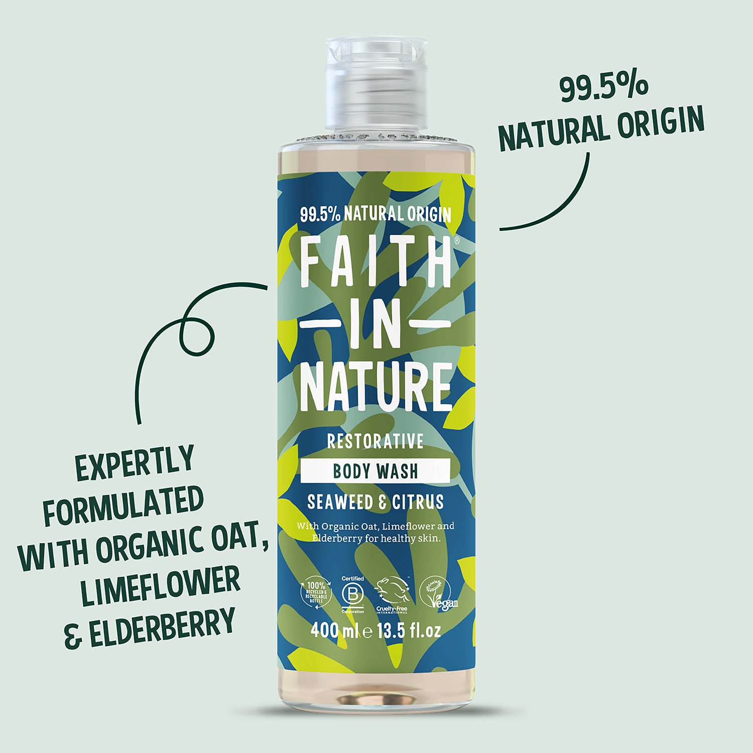 Faith in Nature Seaweed Citrus Body Wash 400ml