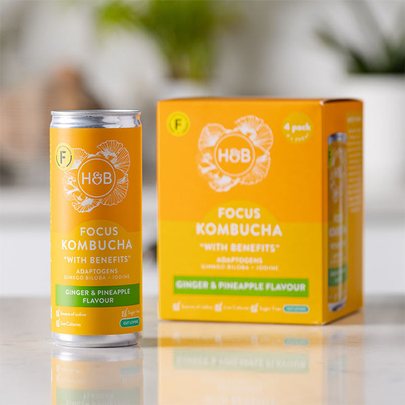 Holland Barrett Focus Kombucha 4x 250ml