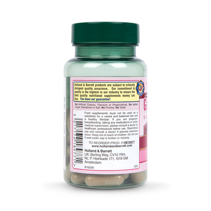 Holland Barrett Double Strength Grapeseed Extract 100mg 50 Capsules