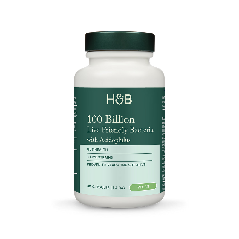 Holland Barrett Friendly Bacteria 100 Billion 30 Capsules