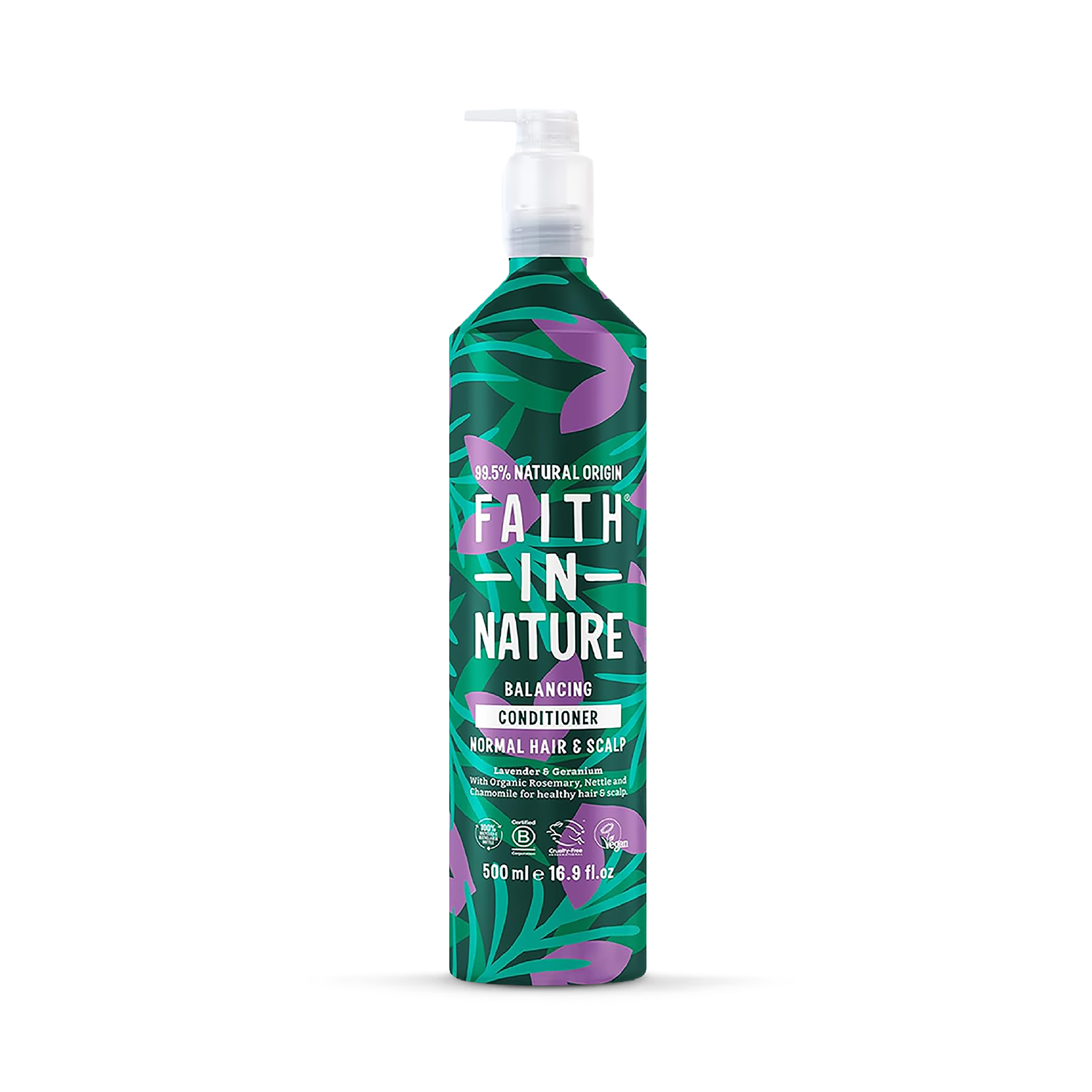 Faith in Nature Lavender Geranium Conditioner - 500ml Aluminium