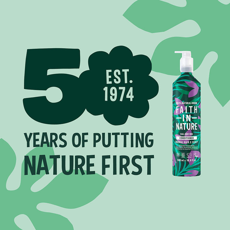 Faith in Nature Lavender Geranium Conditioner - 500ml Aluminium