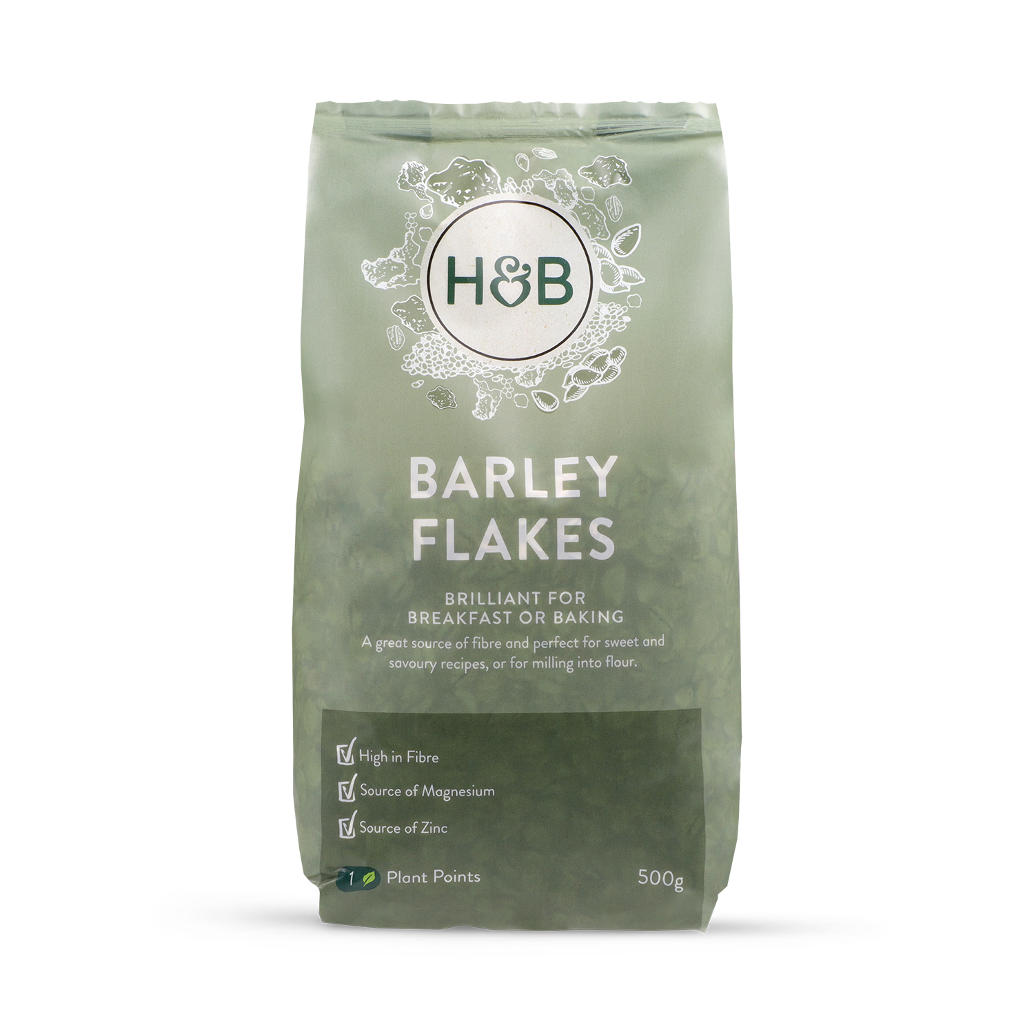 Holland Barrett Barley Flakes 500g