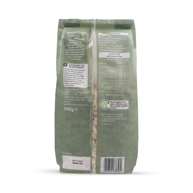 Holland Barrett Barley Flakes 500g